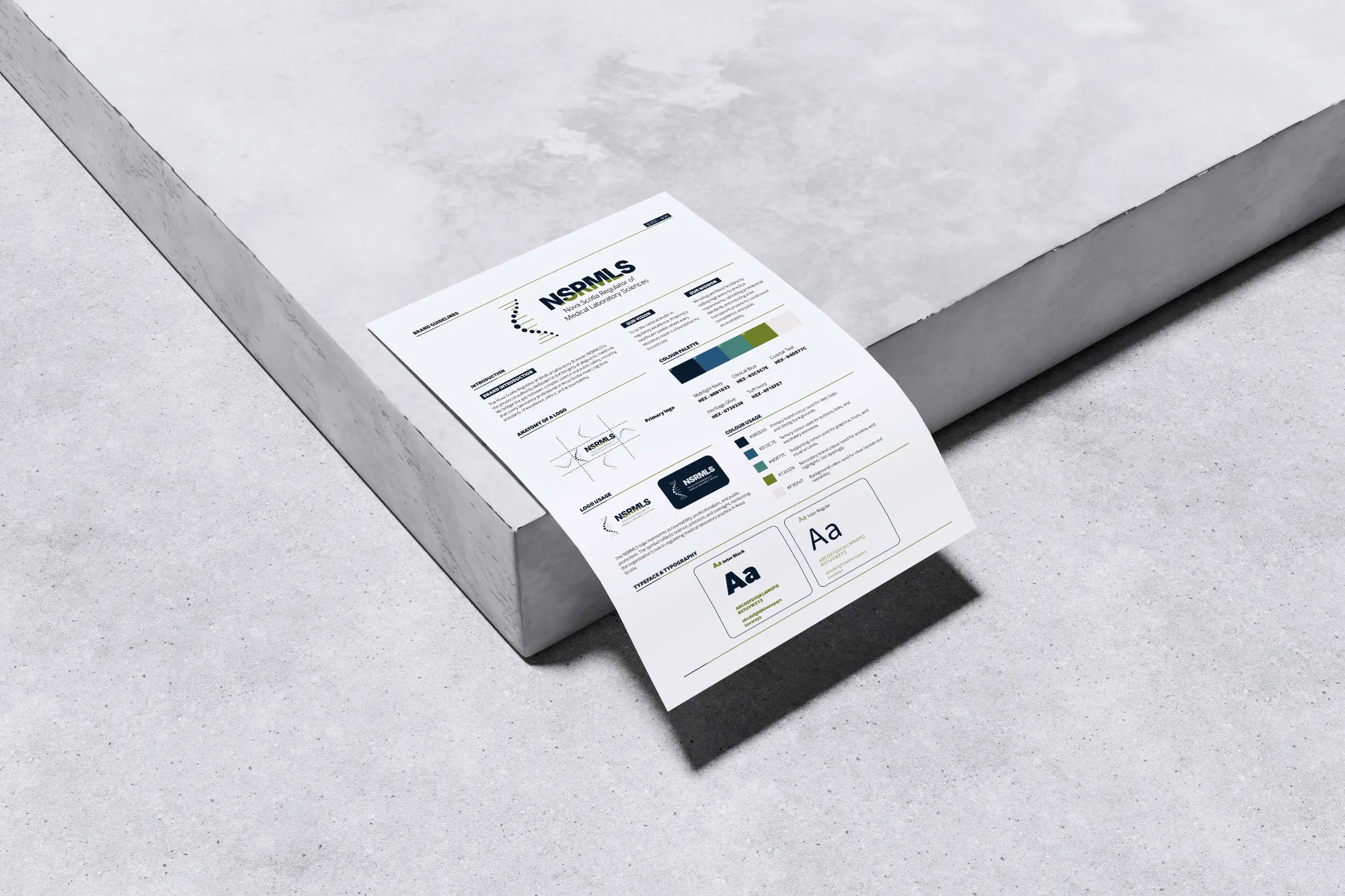 NSRMLS logo and brand identity design by Halifax graphic designer James Gaudet